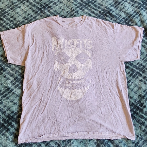 Misfits scull gray 100% cotton oversized t-shirt size M-L - Picture 2 of 8